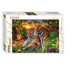 Пазлы 1500 Сколько тигров (STEP, 83048)