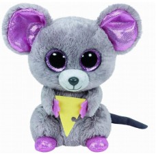 Мягкая игрушка Мышонок Squeaker с кусочком сыра Beanie Boo's, 15 см (TY, 36192)