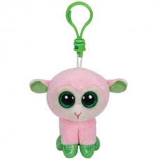 Beanie Boo's Брелок Овечка (розовая с зелеными копытцами), 12 см (TY, 36516)
