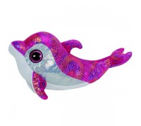 Мягкая игрушка Дельфин Sparkles (розовый) Beanie Boo's, 25см (TY, 37011-no пц)