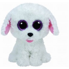 Мягкая игрушка Щенок (белый) Pippie Beanie Boo's, 15 см (TY, 37175)