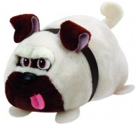 Мягкая игрушка Собачка породы мопс Мел, герой м/ф "Тайная жизнь домашних животных", Teeny Tys, 11 см (TY, 42191)