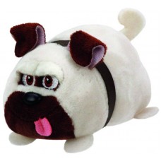 Мягкая игрушка Собачка породы мопс Мел, герой м/ф "Тайная жизнь домашних животных", Teeny Tys, 11 см (TY, 42191)