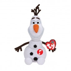 Мягкая игрушка Cнеговик Olaf Disney Beanie Babies, 25 см, звук (TY, 90152пц)