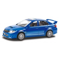 Машина металлическая RMZ City 1:43 Subaru WRX STI без механизмов  (синий/красный), 10,10х4,06х3,34 см (UNI-FORTUNE Toys Industrial Ltd., 444006)
