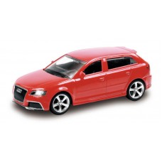 Машина металлическая RMZ City 1:43 Audi RS3 Sportback без механизмов  (красный/черный), 10,00х4,17х3,26 см (UNI-FORTUNE Toys Industrial Ltd., 444011)