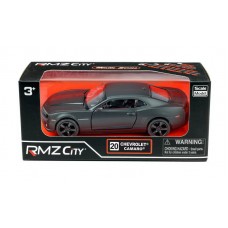 Машина металлическая RMZ City 1:32 Chevrolet Camaro, инерционная, серый матовый цвет, 16.5 x 7.5 x 7 см (UNI-FORTUNE Toys Industrial Ltd., 554005M)