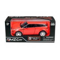 Машина металлическая RMZ City 1:32 Range Rover Evoque, инерционная, красный матовый цвет, 16.5 x 7.5 x 7 см (UNI-FORTUNE Toys Industrial Ltd., 554008M(A))