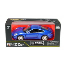 Машина металлическая RMZ City 1:32 Porsche 911 Carrera S, инерционная, цвет синий металлик (UNI-FORTUNE Toys Industrial Ltd., 554010Z(E))