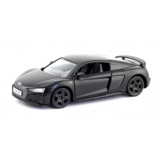 Машина металлическая RMZ City 1:32 Audi R8 2019, черный матовый цвет, двери открываются