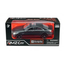 Машина металлическая RMZ City 1:32 Mercedes Benz CLS 63 AMG, инерционная, черный матовый цвет (UNI-FORTUNE Toys Industrial Ltd., 554995M)