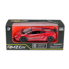 Машина металлическая RMZ City 1:36 Lamborghini Gallardo LP570-4 Superleggera, инерционная, цвет красный металлик