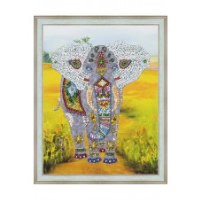 Мозаика из пайеток на холсте Слон (Волшебная мастерская, МХ-03вм)