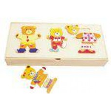 Рамка "Семья медведей" (коробка) (Wooden Toys, D117)