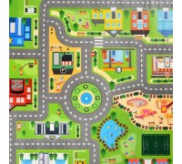 Коврик в рулоне "Город" 92*92*0,3см 3053R