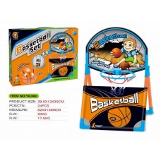 Набор для игры в Баскетбол (38.5*40*58 см.), в комплекте баскетбольное кольцо и мяч