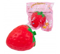 Игрушка мягкая антистресс (ПУ) Клубничка, 13см.