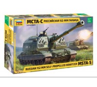 Модель сборная Российская самоходная 152-мм артиллерийская установка Мста-С