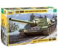 Модель сборная Советский истребитель танков СУ-100