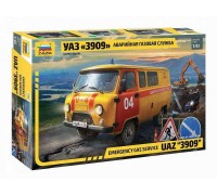 Модель сборная "УАЗ 3909 Аварийная газовая служба"