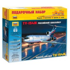 Набор подарочный-сборка "Пассажирский авиалайнер "ТУ-154"" (Россия)