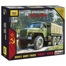 Модель сборная. Советский армейский грузовик Урал-4320 (Звезда, 7417з)